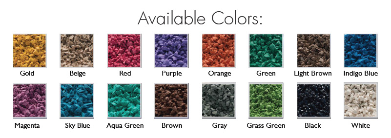 epdm granules available colors